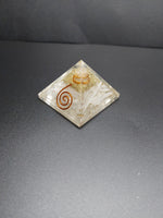 Selenite Orgonite Pyramid