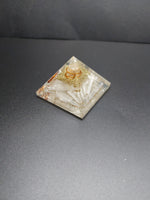 Selenite Orgonite Pyramid