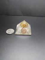 Selenite Orgonite Pyramid