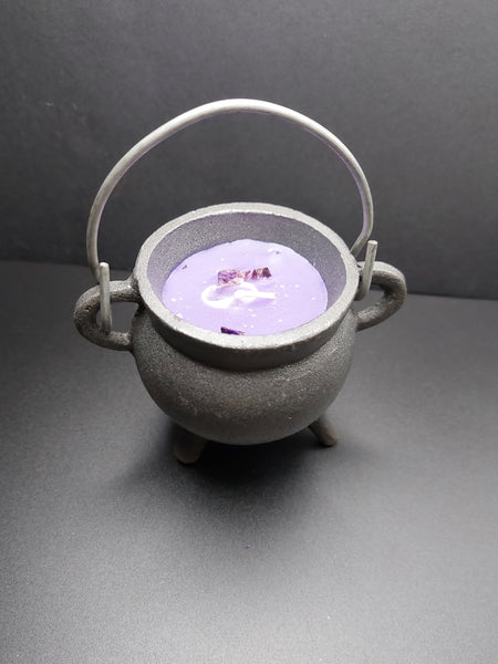 Lavender Smudge Cauldron Candle
