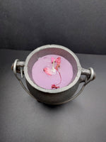 Rose Smudge Candle Cauldron
