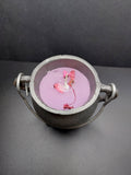 Rose Smudge Candle Cauldron