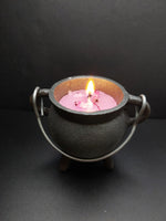 Rose Smudge Candle Cauldron