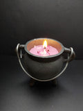 Rose Smudge Candle Cauldron