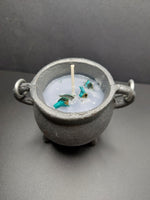 White Sage Smudge Cauldron Candle
