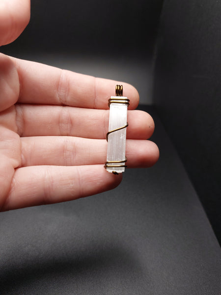 Selenite Pendant