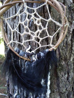 Snowflake Obsidian Skunk Dream Catcher