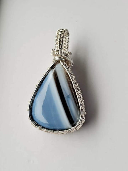 Owyhee Blue Opal Pendant