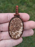 Psilomelane Dendrite Pendant