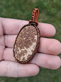 Psilomelane Dendrite Pendant